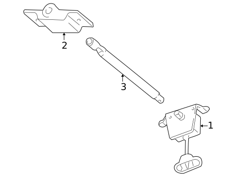 Spare Tire Carrier for 2006 Pontiac Montana #0
