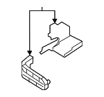 68305474AA - : Headlamp Assembly Mount Kit for Fiat: 500X Image