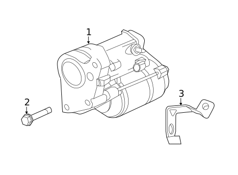 Starter for 2023 Chrysler 300 #1