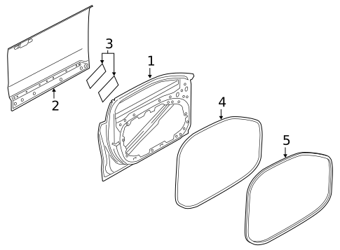 Door & Components for 2025 Volvo S60 #2