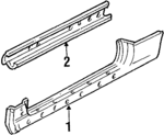 4631SR8A00ZZ - Body: Rocker Panel for Honda: Civic Image