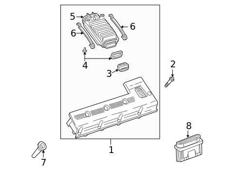 Powertrain Control for 2004 Cadillac Seville #1