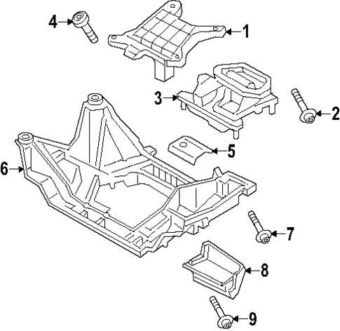 Trans Mounting for 2024 Porsche Cayenne #0