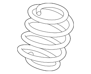 LK4Z5310C - Suspension: Coil Spring for Ford Image