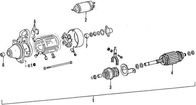 95160410100 - Electrical: Starter for Porsche Image