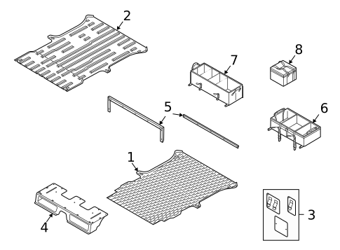 Interior Trim - Rear Body for 2010 Ford Transit Connect #0