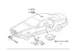 2208220414 - Electrical System: Holder for Mercedes-Benz Image