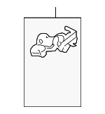 815702H001 - Body: Release Handle for Hyundai: Elantra, Kona, Santa Fe, Tucson, Veloster, Veloster N, Venue Image