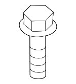 808206040 - Belts &amp; Cooling: Radiator Mount Bolt for Subaru Image