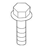 808206040 - Cooling System: Water Manifold Bolt for Subaru Image