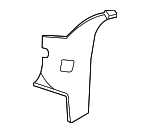 1HT04HL5AD - Body: Rear Pillar Trim for Chrysler: Town &amp; Country | Dodge: Grand Caravan | Ram: C/V Image