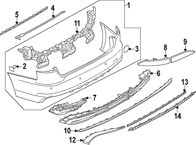 8W5807067LGRU - Body: Bumper Cover for Audi Image