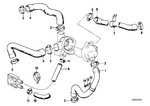 11531278045 - Engine: Water Hose for BMW Image