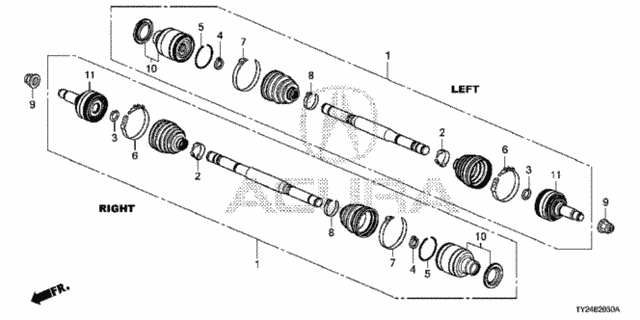 Rear Driveshaft for 2016 Acura RLX #0