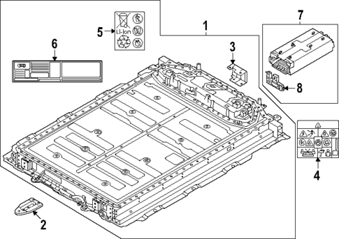 Battery for 2025 Audi Q6 e-tron #1