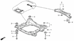 90176SM4010 - Body/Air Conditioning: BOLT,FLANGE,12X95 for Acura Image