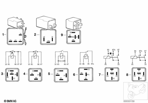 Relay for 1984 BMW-Motorrad R 100 RS #0