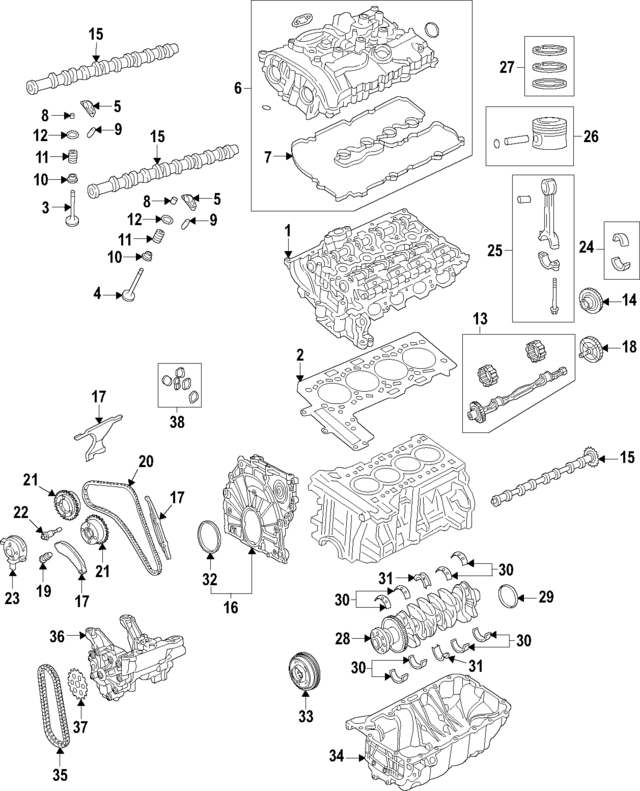 11121019167 - Engine: Cylinder Head for BMW Image