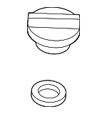 2651026611 - : Filler Cap - Driver's Side (LH) for Kia: Amanti, Borrego, Forte, Forte Koup, Forte5, K900, Optima, Rio, Rio5, Rondo, Sedona, Seltos, Sorento, Soul, Spectra, Spectra5, Sportage Image