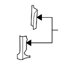 2137126001 - Engine: Upper Timing Cover Rear Cover for Kia: Rio, Rio5 Image