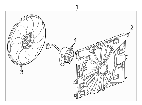 Cooling Fan, Clutch & Motor for 2025 Chevrolet Trax #0