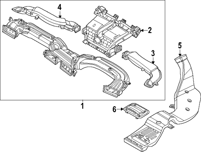 97390R0010 - : Defroster Duct for Kia Image