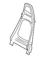 99752132902 - Body: Seat Back Frame for Porsche: 911, Boxster, Cayman Image
