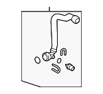 4G0121049L - Cooling System: Lower Hose for Audi: A6 Quattro, A7 Quattro Image