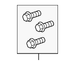68113657AA - Cooling System: Pulley Bolt for Mopar Image
