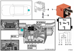 12631742690 - Vehicle Electrical System: Relay Changer Salmon Red for BMW Image