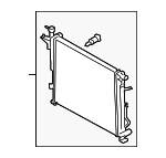 25310P2100 - Belts &amp; Cooling: Radiator for Hyundai Image