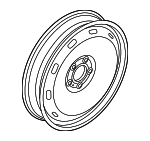 36115A32885 - Suspension: Wheel, Alloy for BMW Image