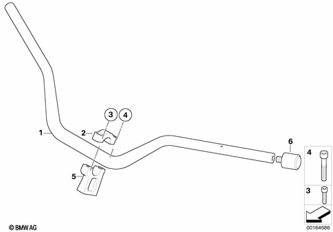 Motorcycle Handlebars for 2008 BMW-Motorrad HP2 Megamoto #1