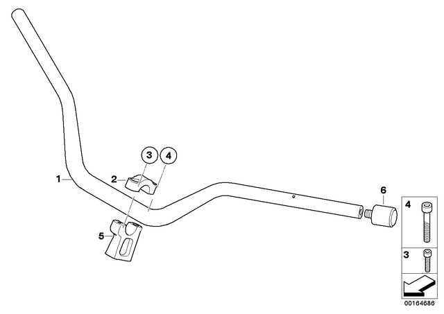 32717706372 - : Handlebar Vibration Absorber for BMW-Motorrad Image