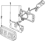 DBC11788 - : Fog Lamp Assembly for Jaguar: Vanden Plas, XJ12, XJ6 Image