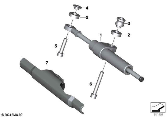 32768561701 - Steering: Steering Damper -  for BMW-Motorrad Image