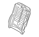 52106982919 - Body: Seat Back Frame for BMW: 1 Series M, 128i, 135i, 135is, 325i, 325xi, 328i, 328i xDrive, 328xi, 330i, 330xi, 335d, 335i, 335i xDrive, 335is, 335xi, M3, X1, X3, X4 Image