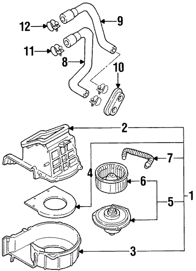 2723048P00 - HVAC: Fan for Nissan: 300ZX Image