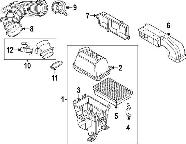 28110Q5550 - : Air Cleaner Assembly for Kia Image