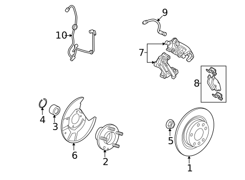 Anti-Lock Brakes for 2007 Ford Fusion #3