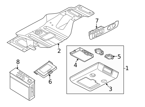 Overhead Console for 2006 Nissan TITAN #0