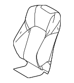 7107430W60C2 - Body: Seat Back Cover for Toyota Image