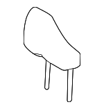 7191030K70C0 - Body: Headrest for Toyota: Crown Signia Image