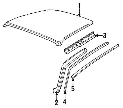 Roof & Components for 1995 Jaguar XJS #0
