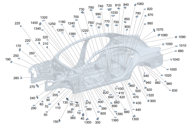 9984503 - Body-in-White: Stop Plug for Mercedes-Benz: 300C, 300CD, 350SD, AMG GT 43, AMG GT 55, AMG GT 63 Pro, C300, C43 AMG, C63 AMG S E Performance, CLE300, CLE450, CLE53 AMG, E350, EQB 250+, EQB 300, EQB 350, EQE 350, EQE 350 SUV, EQE 350+, EQE 350+ SUV, EQE 500, EQE 500 SUV, EQE AMG, EQE AMG SUV, EQS 450, EQS 450 SUV, EQS 450+, EQS 450+ SUV, EQS 580, EQS 580 SUV, EQS AMG, GL350, GL450, GL550, GL63 AMG, GLC300, GLC350e, GLC43 AMG, GLC63 AMG S E Performance, GLE300d, GLE350, GLE400, GLE450, GLE450e, GLE53 AMG, GLE550e, GLE580, GLE63 AMG, GLE63 AMG S, GLS350d, GLS450, GLS550, GLS580, GLS63 AMG, Maybach EQS 680 SUV, Maybach GLS600, Maybach S580, Maybach S680, ML250, ML350, ML400, ML550, ML63 AMG, S500, S580, S580e, S63 AMG E Performance, SL43 AMG, SL55 AMG, SL63 AMG, SL63 AMG S E Performance Image image