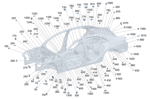 Sealing Washers, Grommets for 1991 Mercedes-Benz 350SD #0