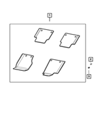 6BR85TX7AC - Interior Trim: Floor Mat Kit for Mopar Image