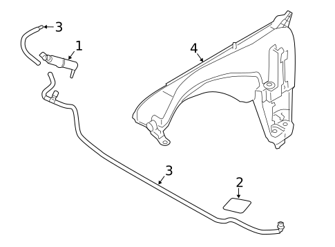 Washer Components for 2016 BMW X3 #0