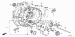 21000RDE000 - Transmission - Manual: CASE, CLUTCH for Honda Image