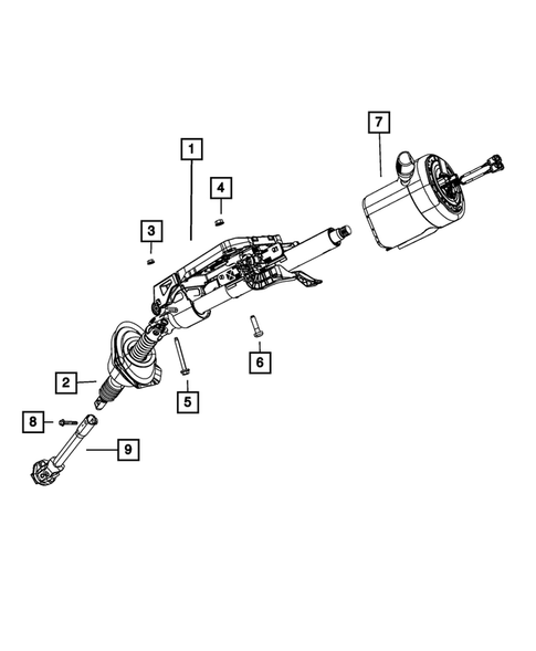 Steering Column and Intermediate Shaft for 2018 Chrysler 300 #0